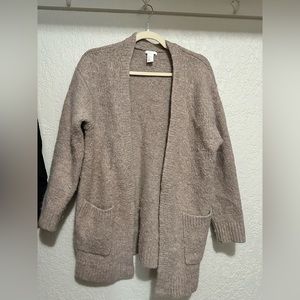 Fleece cardigan